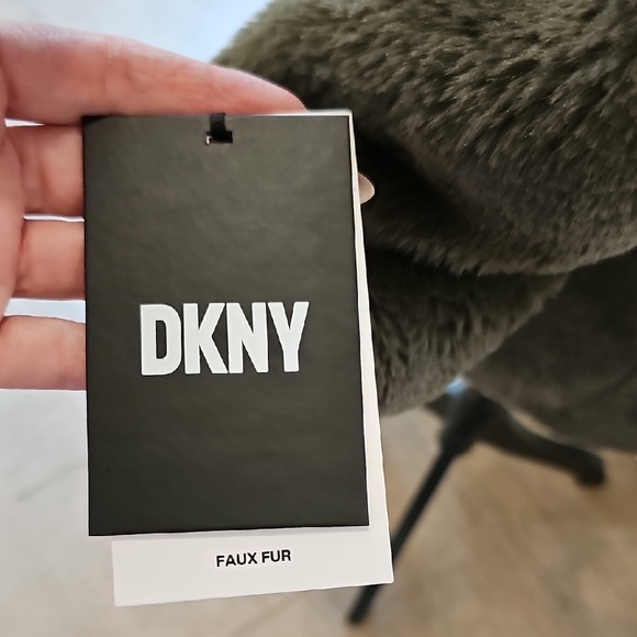 DKNY Olive Teddy Jacket - Picture 3 of 7